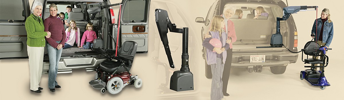 Bruno Curb Sider Scooter/Wheelchair Lift (1 of 1)
